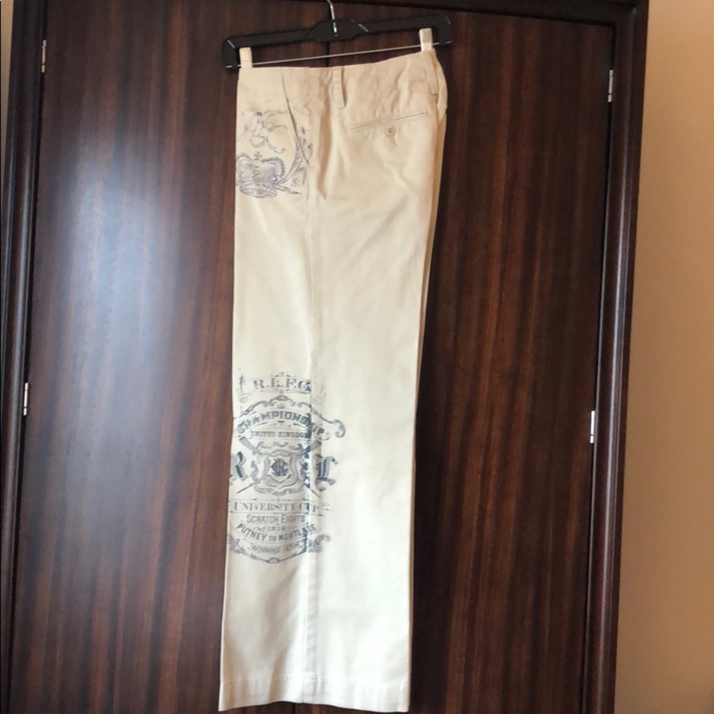 Wide leg Ralph Lauren Chinos